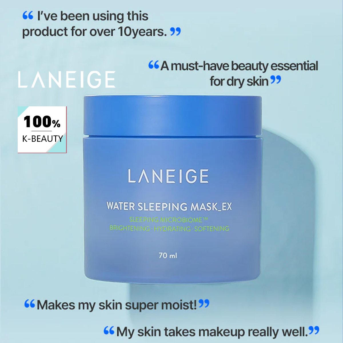 Skincare Laneige - LANEIGE Water Sleeping Mask 70ml,Overnight Hydration,Deep