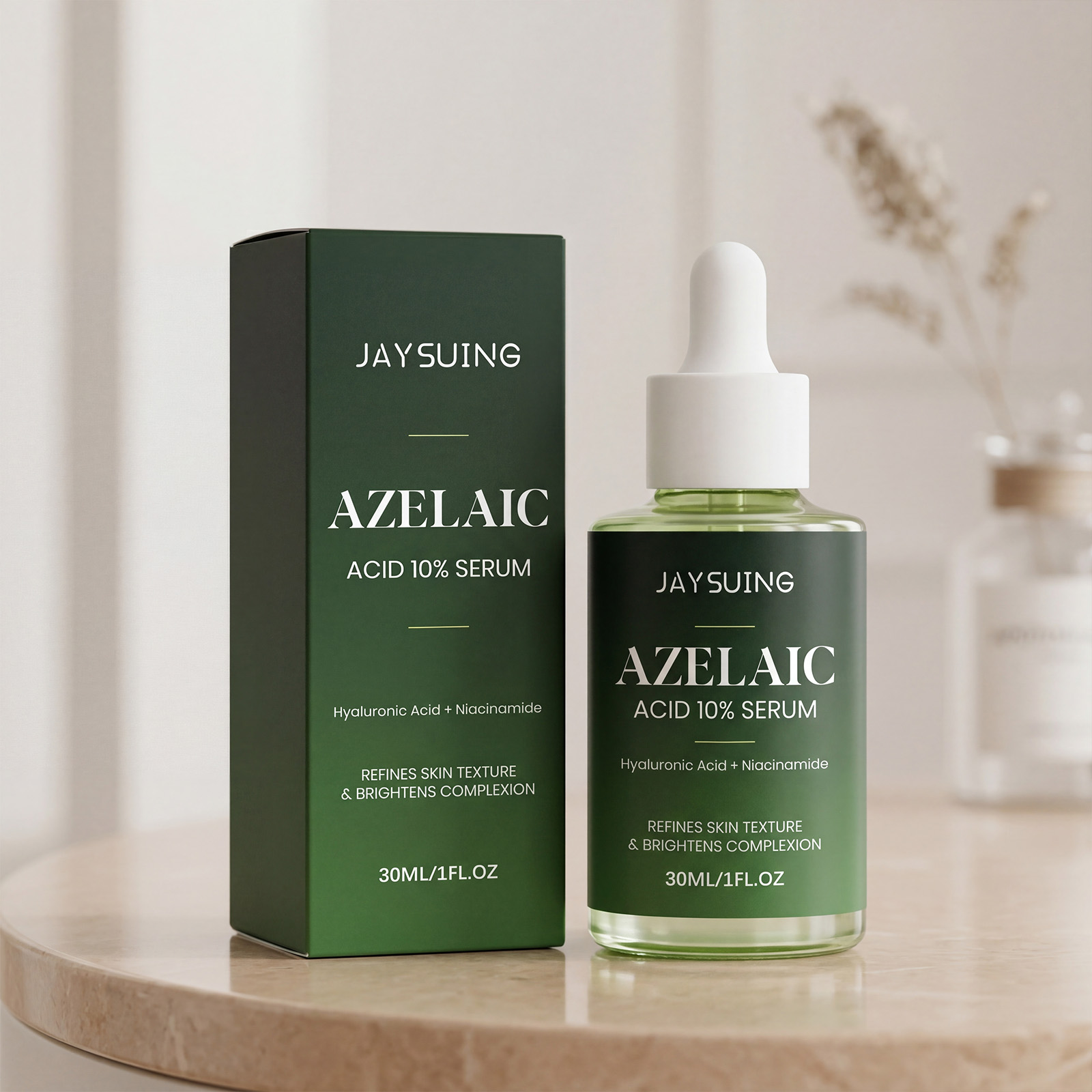 Azelaic Acid Serum - Acid 10% Serum Brightening Serum, Gentle