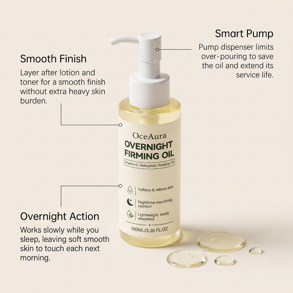 100ml Overnight Firming Facial - огляд і ціна Face Oil Rosehip
